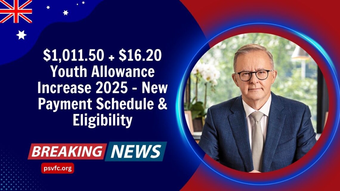 $1,011.50 + $16.20 Youth Allowance Increase 2025 – New Payment Schedule & Eligibility