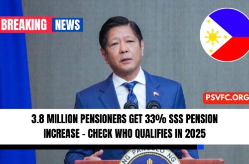 3.8 Million Pensioners Get 33% SSS Pension Increase – Check Who Qualifies In 2025