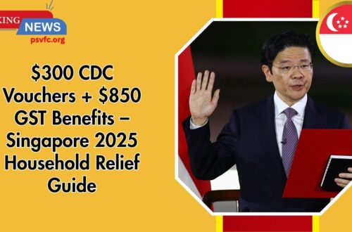 $300 CDC Vouchers + $850 GST Benefits – Singapore 2025 Household Relief Guide
