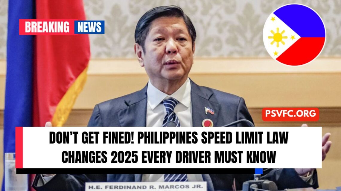 Don’t Get Fined! Philippines Speed Limit Law Changes 2025 Every Driver Must Know
