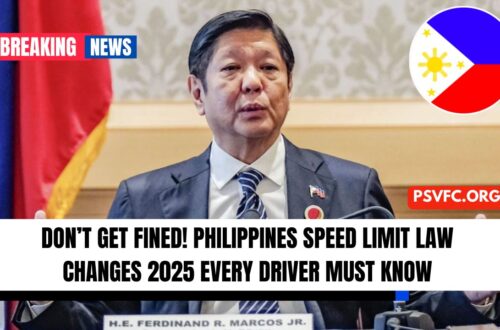Don’t Get Fined! Philippines Speed Limit Law Changes 2025 Every Driver Must Know