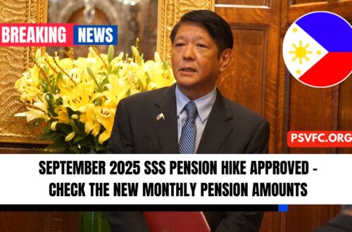 September 2025 SSS Pension Hike Approved – Check The New Monthly Pension Amounts