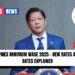 Philippines Minimum Wage 2025 – New Rates And Key Dates Explained