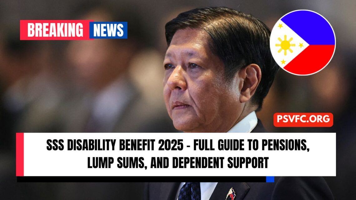 SSS Disability Benefit 2025 - Full Guide To Pensions, Lump Sums, And Dependent Support