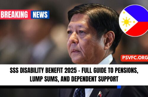 SSS Disability Benefit 2025 - Full Guide To Pensions, Lump Sums, And Dependent Support